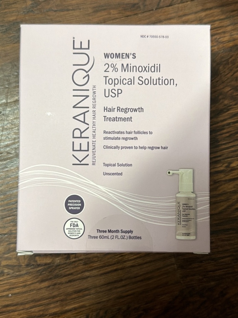 Women's 2% Minoxidil Topical Solution - Pink